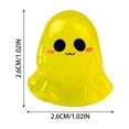 thumbnail image 3 of 5Pcs Halloween Luminous Mini Ghosts Figures 5 Colors Glow in The Dark Miniature Resin Ghost Figurines to Hide Bulk Tiny Small Statue for Halloween Party Favors Micro Garden Dollhouse Decorations, 3 of 5