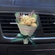 thumbnail image 1 of Ramo de miniflores secas verdes para rejillas de ventilación de coche, ambientador para coche, accesorios de interior para coche., 1 of 3