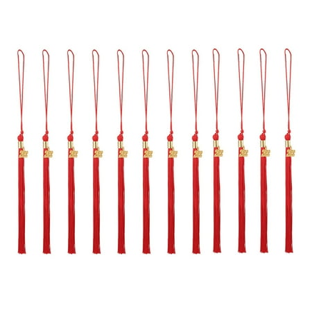 

NUOLUX 12pcs Academic Graduation Tassel Doctoral Hat Tassel Pendant Graduation Tassels
