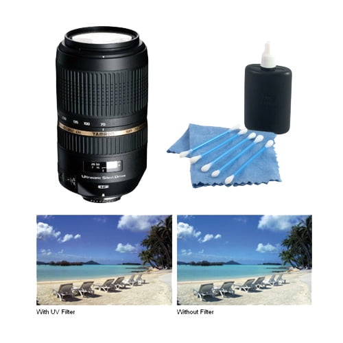 Slim filtro UV 62mm se adapta a Tamron AF sp 70-300mm 4-5.6 Lumos objetivamente protección