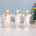 thumbnail image 1 of Juego de adornos de Cascanueces de madera cm, 3 uds., decoración temática de Navidad para Festival blanco CUTICAT cascanueces soldado, 1 of 7