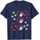thumbnail image 3 of Fiudx Liquidación de Ahorros de Verano Tops con Estampado de Moda para Mujer, Blusa de Manga Corta, Camisetas Divertidas con Cuello Redondo, 3 of 3