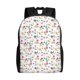 thumbnail image 1 of Disketp Summer Floral Mochila Unisex de Apertura Lateral Completa, Mochila para Laptop para Escuela, Trabajo y Viajes, 1 of 8