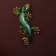 thumbnail image 4 of Metal Gecko pared decorativa lagartija colgar interior y exterior hogar dormitorio hadas jardín ornamento Cola Escultura de arte de pared de Gecko, 4 of 8