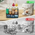 thumbnail image 5 of Wetheny Coffee Syrup Organizer for Coffee Bar, 3-Tier Coffee Station Organizer with K Cup Storage Basket for Countertop, Coffee Pod Organizer Coffee Accessories and Organizer, 5 of 8