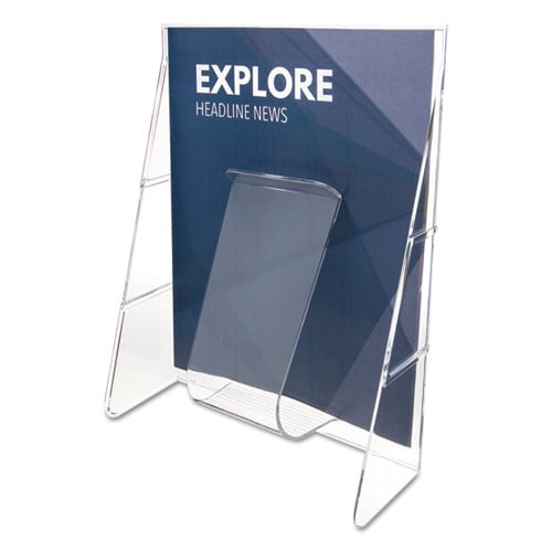 StandTall WallMount Literature Rack, Magazine, 9.13w X 3.25d X 11.88h