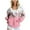 Pink, variant on Essentials Hoodie Hoodies for Women Womens Fall Fashion Women's Floral Print Sweatshirt Pocket Jacket Zipper Hoodie Coat Zip Up Hoodie Women Sweatshirt for Women Purple L
