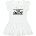 thumbnail image 3 of Inktastic Yeah My Great Grandma Is Pretty Awesome Girls Toddler Dress, 3 of 5