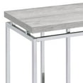 thumbnail image 4 of 47.5'' Natural Oak and Chrome Sofa Entryway Console Table, 4 of 6