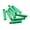 Green, variant on S SERENABLE 8 Pcs Aluminum INLINE SKATE Wheel Roller Skates Screws Bolts - , Green