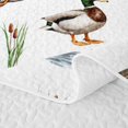 thumbnail image 5 of Manfei Rustic Animal Mallard Bed Spread Queen,Farmhouse Cabin Queen Coverlet Set,3-Piece,1 Quilt and 2 Pillowcases, 5 of 7