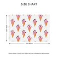 thumbnail image 4 of Placemats Set Of 4 / 6, Funny Pink Ice Cream Print Placemats For Dining Table Indoor/Outdoors Heat Resistant Washable Placemats 18" X 12", 4 of 8
