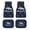 Denver, variant on Football Team Car Floor Mats Set Of 4, Non-Slip Floor Mats Suitable For Most Models Car Interior Decorative Floor Mats for Fans