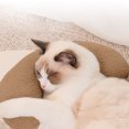 thumbnail image 2 of LACKUST Pet Supplies Small Pillow - Soft Cats and Dog Universal Pillow, Crescent Shaped Neck Protection Pet Supplies,Brown, 2 of 6