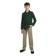 thumbnail image 3 of Boys 8-20 Hurley Long Sleeve Flannel Top Color: Sail Size: MEDIUM, 3 of 4