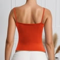 thumbnail image 6 of BdTemWBs Cami Tank Tops for Women Spaghetti Strap 2025 Summer Casual Sleeveless Scoop Neck Camisole Juniors Basic Solid Tops Vacation Outfits, Red 1, Large, 6 of 9