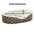 thumbnail image 6 of MidWest Homes for Pets QuiteTime Teflon Nesting Dog/Cat Pet Bed, Brown, 36 in, 6 of 7
