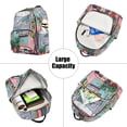thumbnail image 5 of FORMRS Mini Backpack Purse for Women Travel Daypack Casual Shoulder Bag, Pink Door, 5 of 7