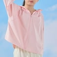thumbnail image 5 of Mercatoo Girls 𝐔𝐏𝐅 50+ Rash Guard Sun Jacket Hoodie 𝐒𝐏𝐅 𝐔𝐕 𝐏rotection Full Zip Swim Shirts Long Sleeve for Teens Kids, 5 of 7