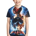 thumbnail image 1 of T-Shirt Jeunesse The Flash à Col Rond Imprimé 3d, Graphique, Manches Courtes, pour Garçons et Filles, 1 of 8