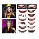 thumbnail image 3 of Xihbxyly Pegatinas de Maquillaje de Halloween, Diseño Realista de Payaso de Terror, Tatuajes Temporales Extraíbles, Fácil Aplicación, Accesorio para Fiesta de Disfraces, Material Duradero y Seguro, J, 3 of 7