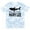 Tie Dye Blue, variant on Inktastic Welcome Back, Mary Lee Great White Shark Grungy Text T-Shirt