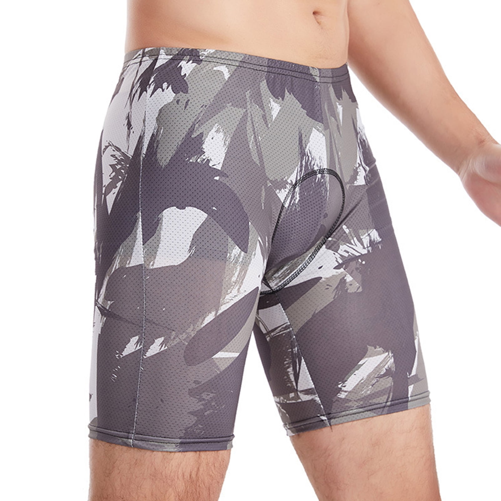TAONMEISU Men's Camouflage Cycling Shorts Bike Underwear Padded