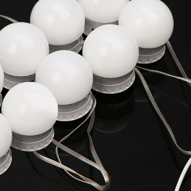 Miroir Hollywood avec éclairage pour coiffeuse - 14 lampes LED dimmables - 3 Miroir Hollywood avec éclairage pour coiffeuse - 14 lampes LED dimmables - 3