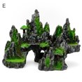 thumbnail image 2 of Mdesiwst Resin Simulation Mountain Rockery Aquarium Ornament Fish Tank Landscape Crafts, 2 of 8