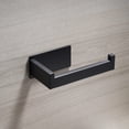 thumbnail image 5 of Portarrollos de papel higiénico sin taladrar, portarrollos de papel higiénico autoadhesivo de acero inoxidable 304 SUS para baño y cocina, negro, 5 of 5