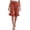 Vermilion, variant on Womens Summer Ruffle Shorts High Waisted Straight Leg Short Pants Casual Dressy Comfy Pull On Shorts