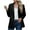 Black, variant on Women's Casual Jackets Clearance Casual Blazer Open Front Office Blazer Jacket With Shoulder Pads Fall 3XL