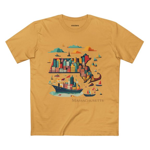 US State Shirts, Massachusetts Shirt