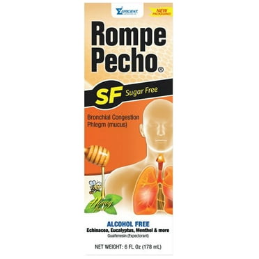 Rompe Pecho - Sf Cough Syrup 6 Fo