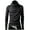 Dark Gray, variant on HuaLeiMao Sweater for Men Fashion Casual Solid Color Sweaters Slim Fit Comfortable High Neck Long Sleeve Pullover Bottoming Shirt