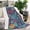 Purple, White, Multicolor, variant on Purple Pioneer Flower and Paisley Pattern Blanket,Comfortable Soft Flannel Throw Blanket,All Season,Warm Lightweight Blankets for Sofa Bed Couch Living Room Chair,30"x40"