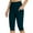 Navy, variant on SwiftWear Women's High-Waist Leggings Capri Pants with Pockets - Breathable Stretchy Workout & Casual Wear for All Day Comfort!​​