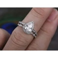 thumbnail image 5 of Popular 2.25 Carat Moissanite Diamond Artdeco Bridal Set with 18k Gold Plating, 5 of 5