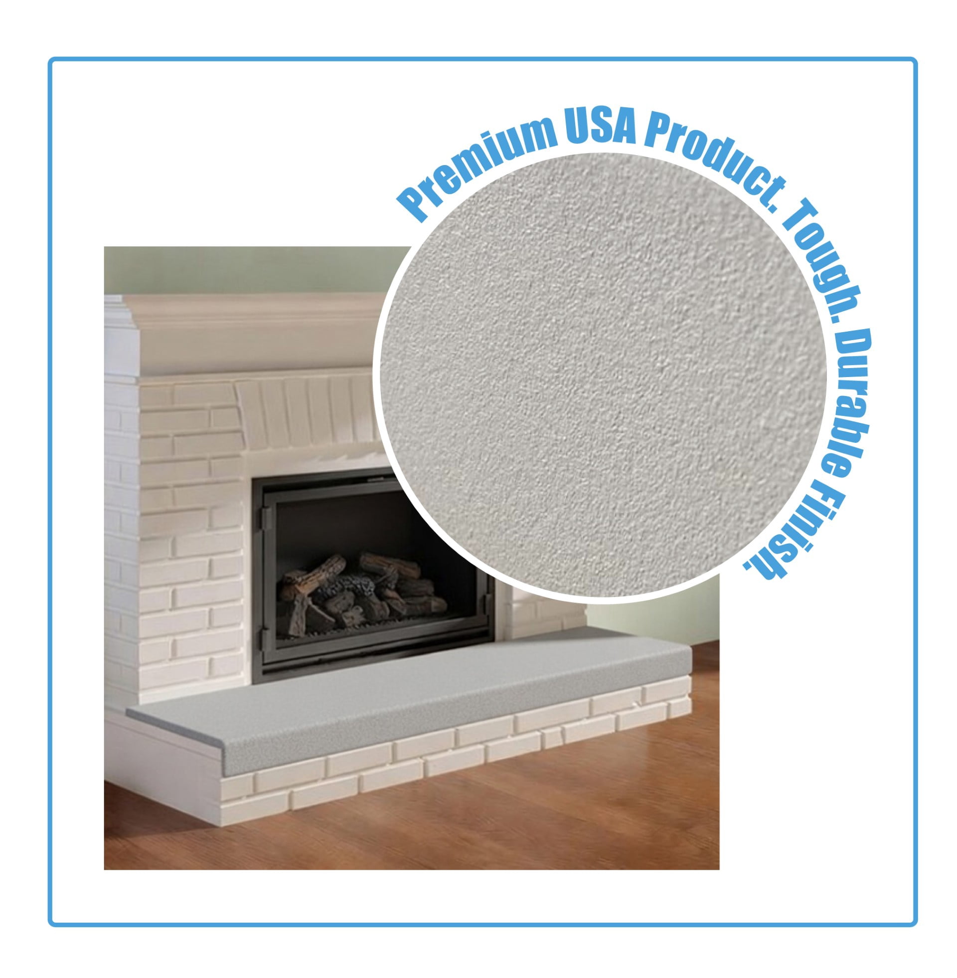 Kidkusion Soft Seat Edge Cushion Taupe 9 ft, Made in USA Foam Rubber Edge Guard , Fireplace Bumper Pad