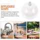 thumbnail image 5 of KAKOWELY 12 globos de plástico blancos para colgar, decoración para bodas y Navidad., 5 of 5