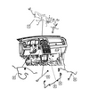 Genuine OE Mopar Instrument Panel Wiring - 68079811AE