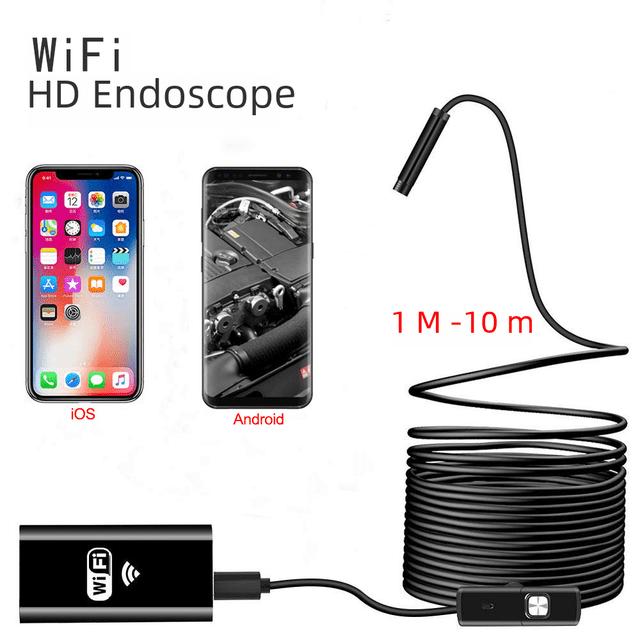 Endoscopio wifi para teléfono móvil Endoscopio impermeable para teléfono Apple Endoscopio IOS Endoscopio inalámbrico