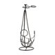 thumbnail image 4 of Soporte de exhibición para botellas de vino y champán con portavasos de metal para cocina, 4 of 8