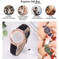 thumbnail image 4 of Montre tendance pour femme, mouvement à quartz, échelle romaine, étanche, pour un usage quotidien et professionnel, bleu, 4 of 4