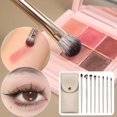 thumbnail image 2 of Professional Eye Makeup Brushes Set Eyeshadow Brow Blend Make Up Brush Set Fast I0T8, 2 of 6