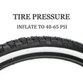 thumbnail image 3 of MOHEGIA Bike Tires 26"x 2.125" White Side Wall Folding Black Beach Cruiser Bicycle Replacement Tire, 3 of 6