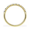 thumbnail image 2 of Unique Moments 1/2ct Diamond Wedding Ring Stackable Womens Anniversary Band 10K Yellow Gold, 2 of 5