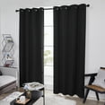 Deconovo Grommet Top Blackout Curtains Window Panels Thermal Insulated