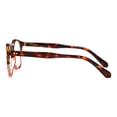 thumbnail image 5 of 5 Pairs of Retro Round Blue Light Blocking Reading Glasses 1.50,HD Trendy Classic Tortoiseshell Red Presbyopic Glasses, Spring Hinge Readers +1.50 for Women and Men, 5 of 6