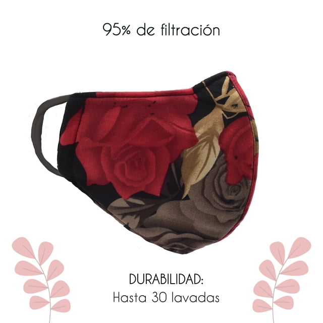 Cubrebocas Reutilizable facex American 3 modelos Estampado 3 capas de tela protectoras 14 X 14 cm